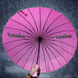 ২৪ সিক প্রিমিয়াম গোলাপী ছাতা