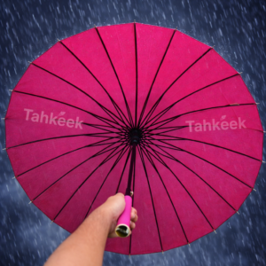 ২৪ সিক প্রিমিয়াম মিষ্টি গোলাপী ছাতা